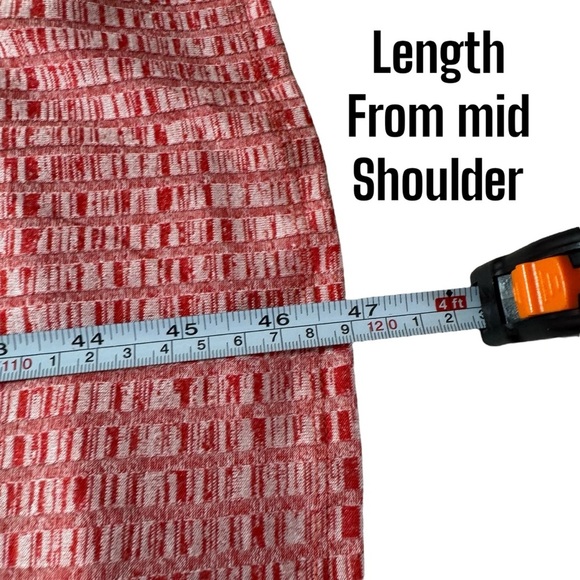 NWT Lularoe Joy Red Ribbed Knit Sleeveless Longline Duster Cardigan vest wmns XL - Picture 11 of 11